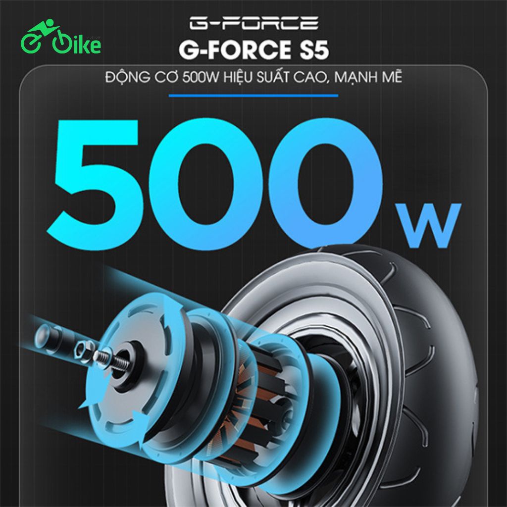 Xe trượt điện Escooter gấp gọn Gforce S5 Ebikevn EBGS5150223