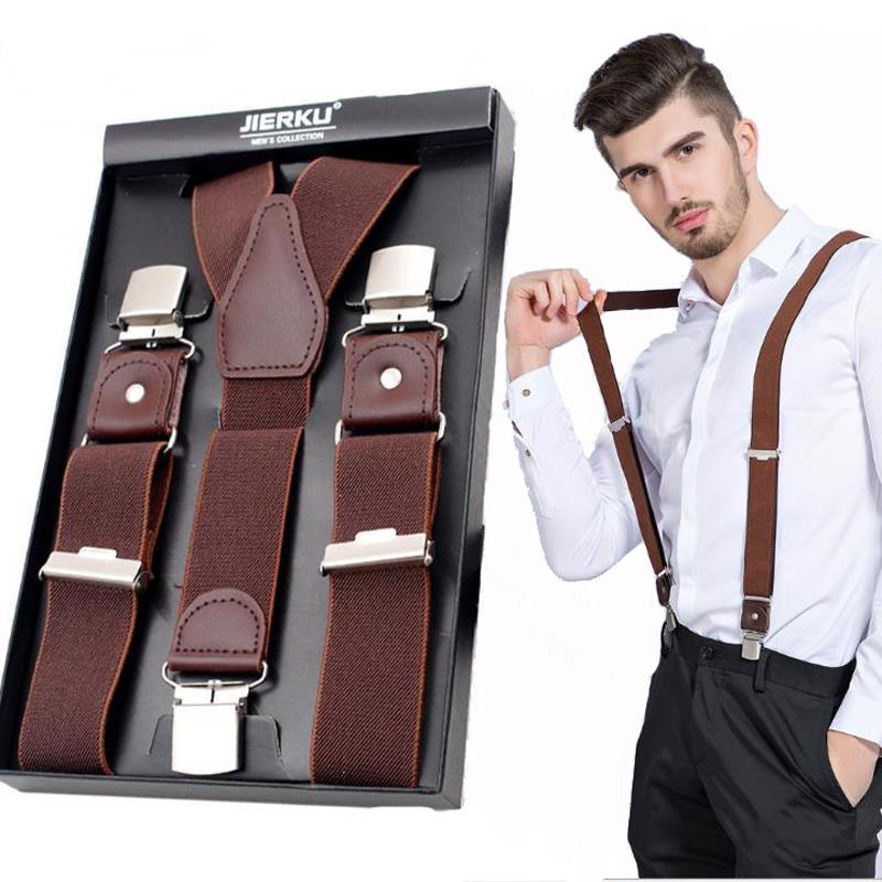Dây Đai Da Kẹp Ba Chấu Giữ Quần Dài Dành Cho Nam Giới