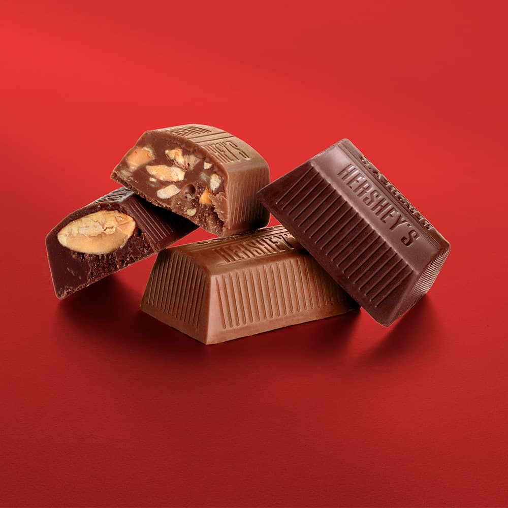 Socola Hershey Nuggets Đắng Hạnh Nhân 286g