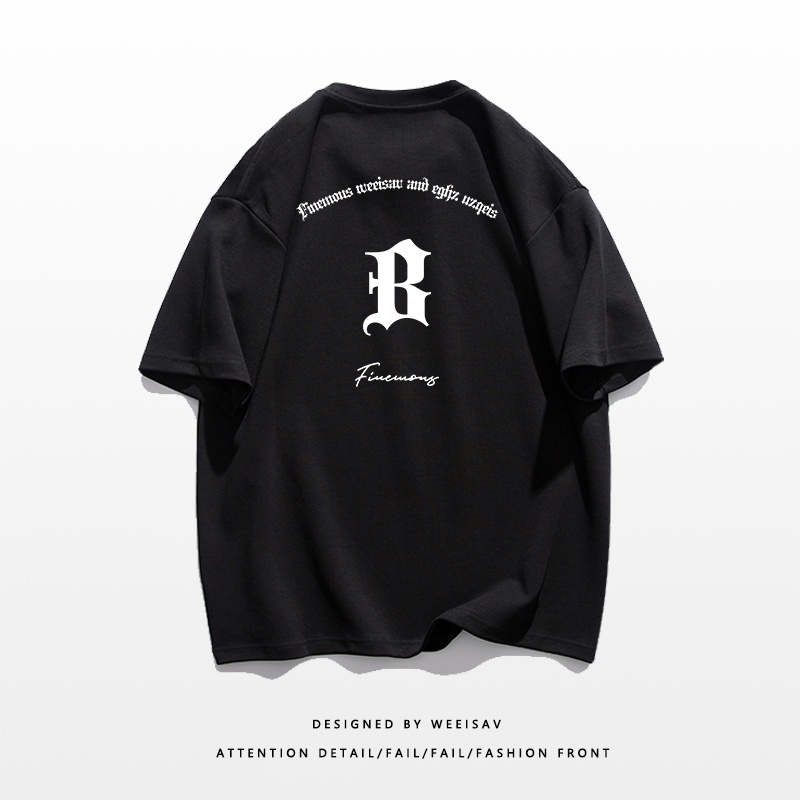 Áo thun Logo B form rộng Uniex - chất cotton 100%