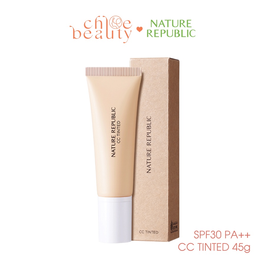 Kem trang điểm mỏng mịn NATURE REPUBLIC Nature Origin CC Tinted SPF30 PA++ 45g