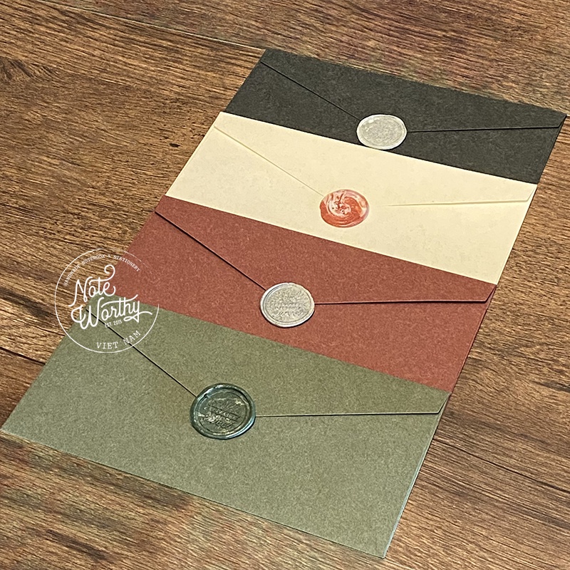 Phong thư cổ điển kèm thiệp viết tay - Noteworthy Classic Handwriting Envenlope