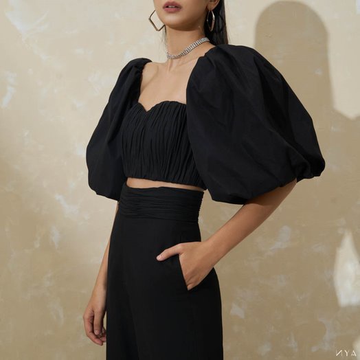 Quần Short dáng A  lưng cao, cúc kim loại, túi 2 bên SONORAN SHORT | NYA STUDIO