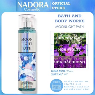 XỊT THƠM TOÀN THÂN BATH AND BODY WORKS BODY MIST - MOONLIGHT PATH - 236ML