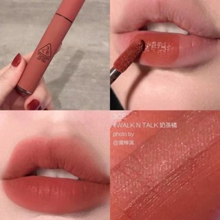 Son 3CE Velvet Lip Tint Walk N Talk Màu Nâu Đào Đậm Tông Trầm Siêu Xinh CHÍNH HÃNG