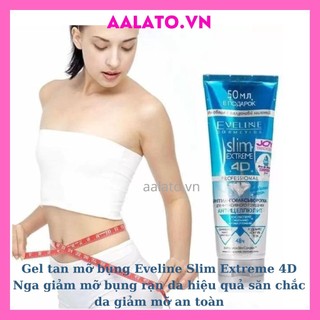 Tan mỡ bụng Eveline Slim Extreme 4D Nga giảm rạn da hiệu quả săn chắc da giảm mỡ an toàn