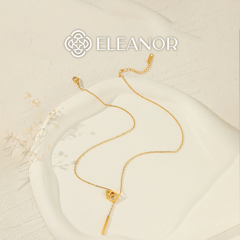 Dây chuyền nữ titan Eleanor Accessories dáng dài phụ kiện trang sức đơn giản sang trọng