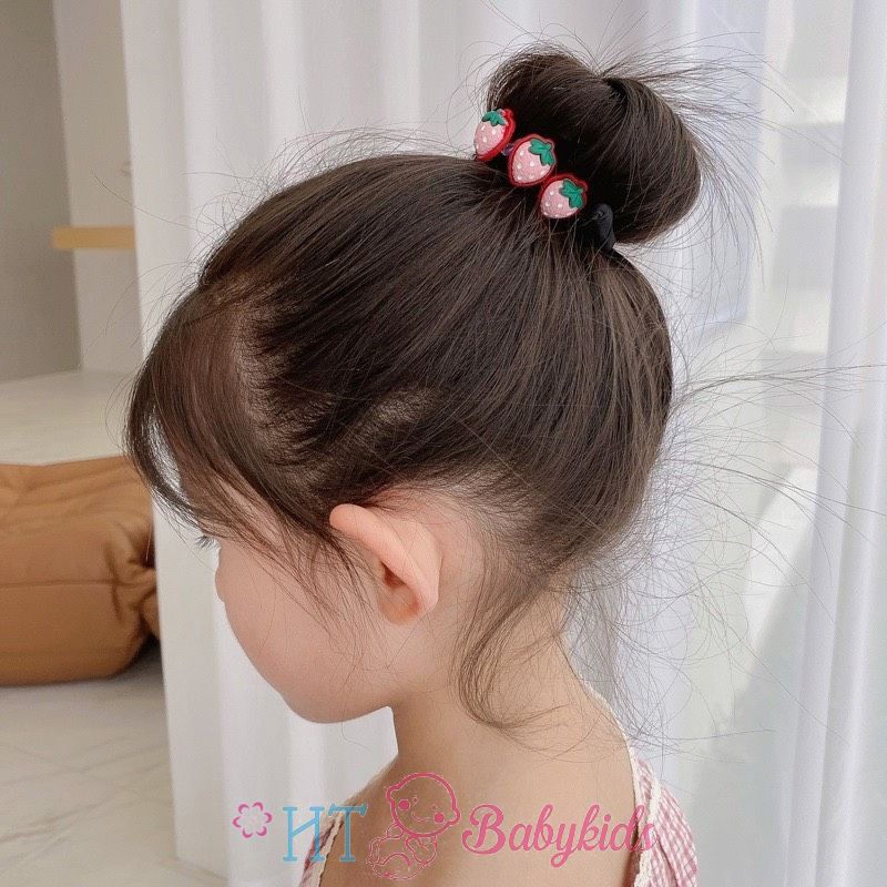 Dây Buộc Tóc Đơn Giản Không Đau Thời Trang Cho Bé Gái