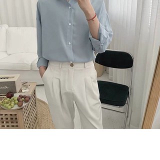 Áo sơ mi nam from rộng hàn quốc cổ bẻ UNISEX phong cách trẻ trung cho giới trẻ