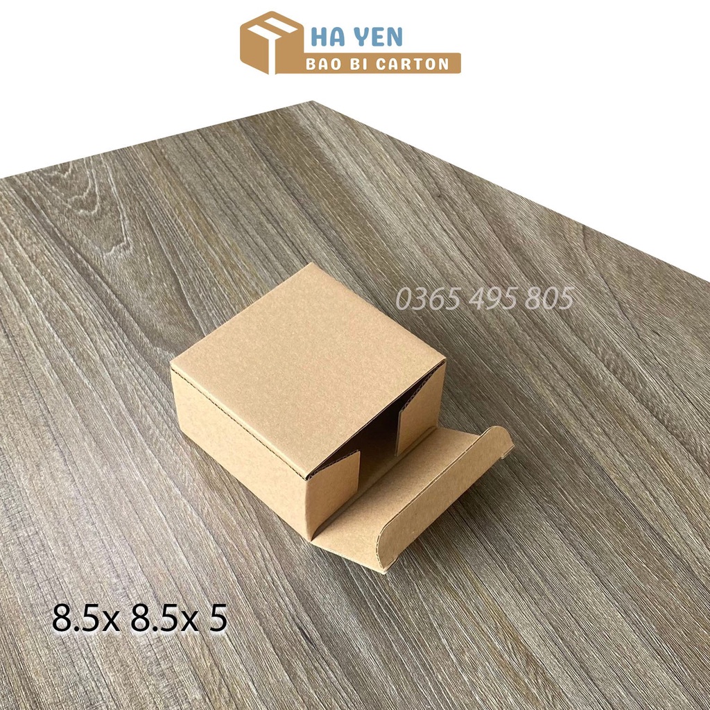 8.5 x 8.5 x 5 cm Hộp Carton Nắp Gài