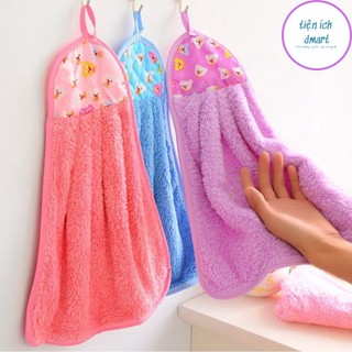 Khăn lau tay nhà bếp , khăn treo tường sợi cotton siêu mềm