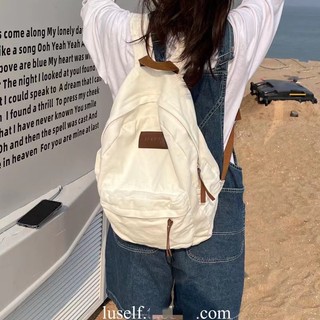 Balo Đi Học Basic Nam Nữ Chất Liệu Canvas Thô BL07