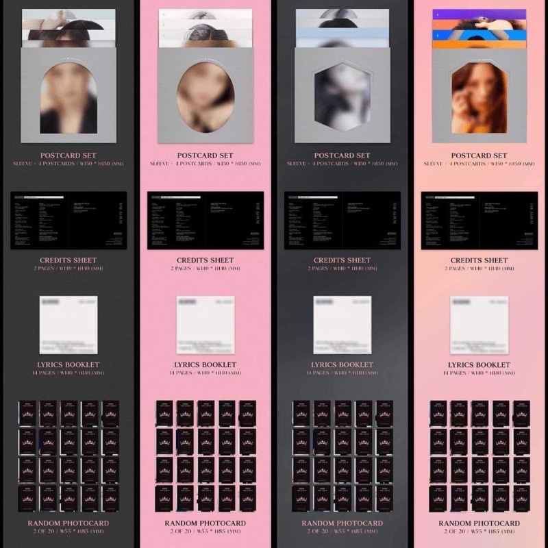 The album BlackPink 4 ver