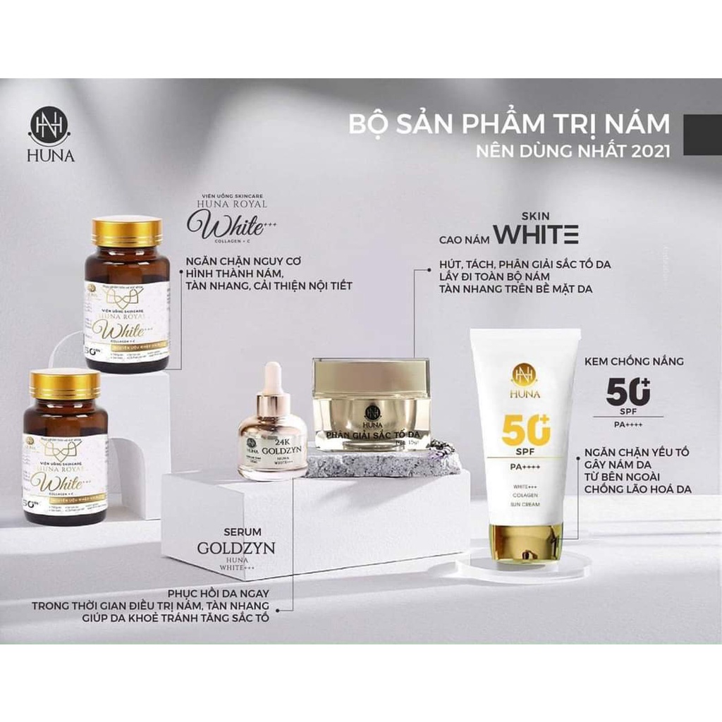 COMBO NÁM DA 5 sp White++ Chính hãng từ Công ty