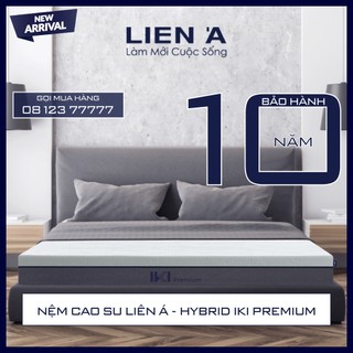 Đệm cao su hybrid iki premium liên á - hàng chính hãng - bảo hành 10 năm