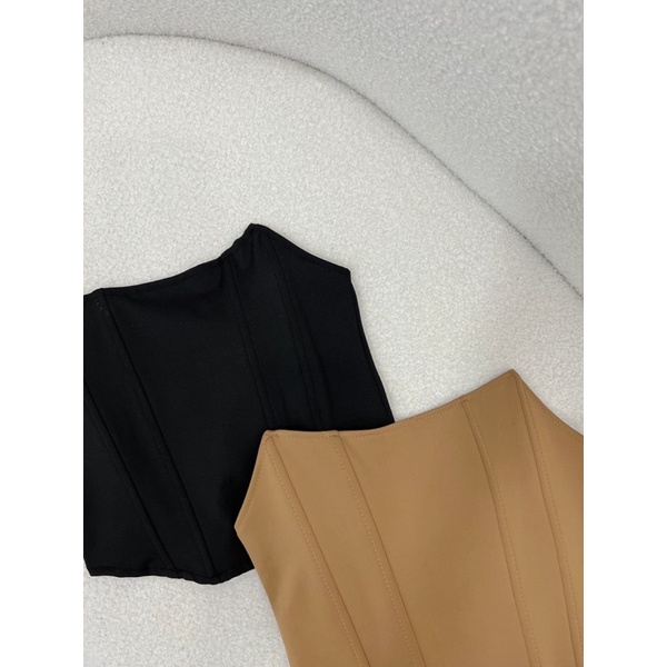 Áo Corset Croptop Cúp Tai Mèo Siêu Xịn - Sang