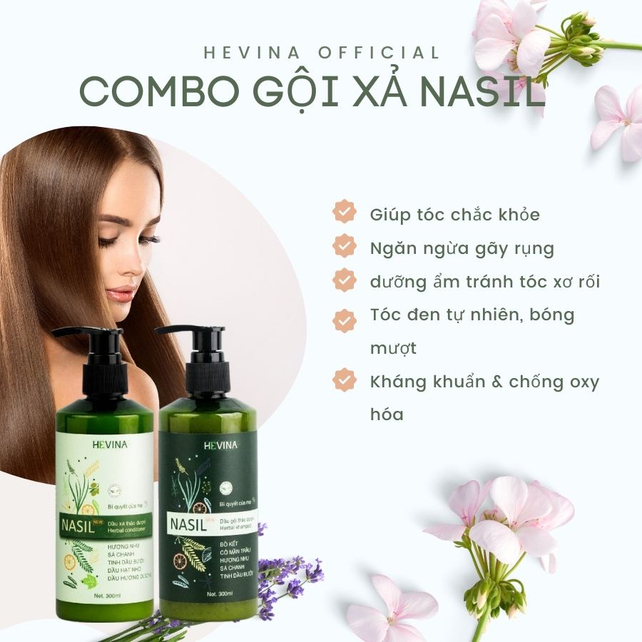 Combo Chăm Sóc Phục Hồi Tóc Toàn Diện HEVINA