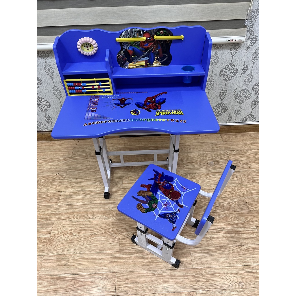 Bàn học thông minh có kệ sách cho bé 838