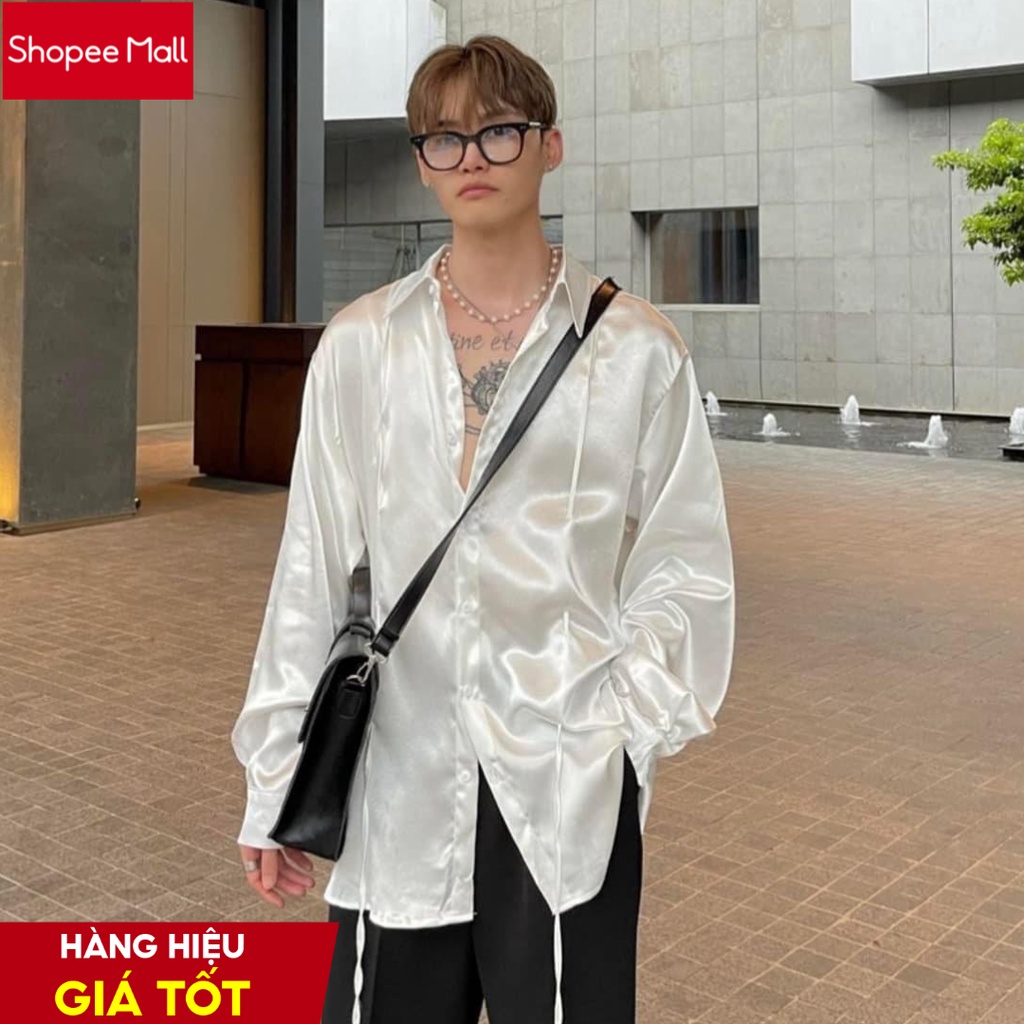 Áo sơmi thiết kế from rộng hàn quốc