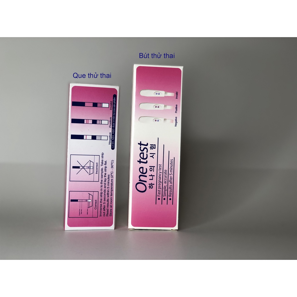 Bút thử thai hàn Quốc One test- test thử thai nhanh, đơn giản , chính xác hàng chính hãng