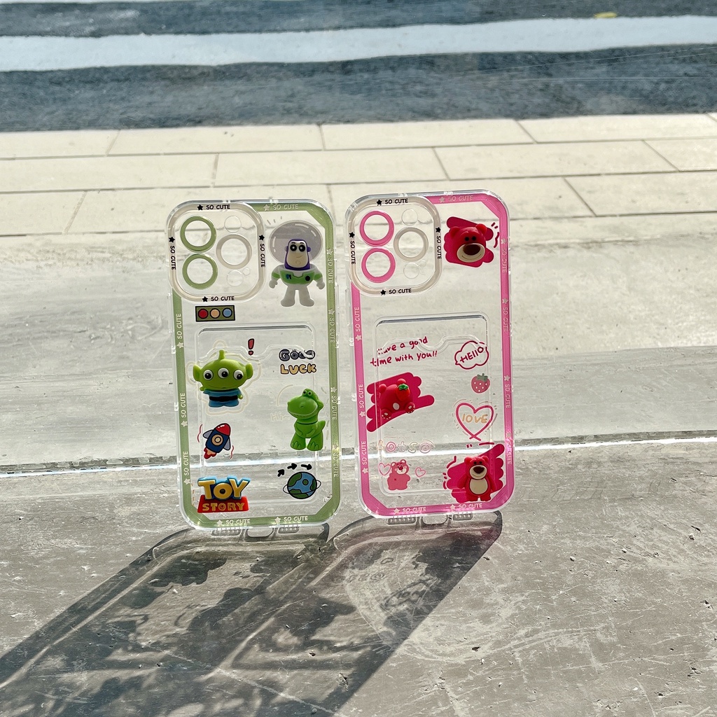 Ốp Điện Thoại Tpu Trong Suốt In Hoạt Hình Toy Story 3D Cho iPhone 14 13 12 11 Pro Max XS XR 7 8 Plus