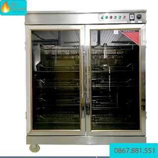 Tủ sấy bát đĩa công nghiệp 1200 lít 2 cánh kính, Bảo hàng 12 tháng.