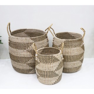 Bộ giỏ trồng cây cói xiên DA1171