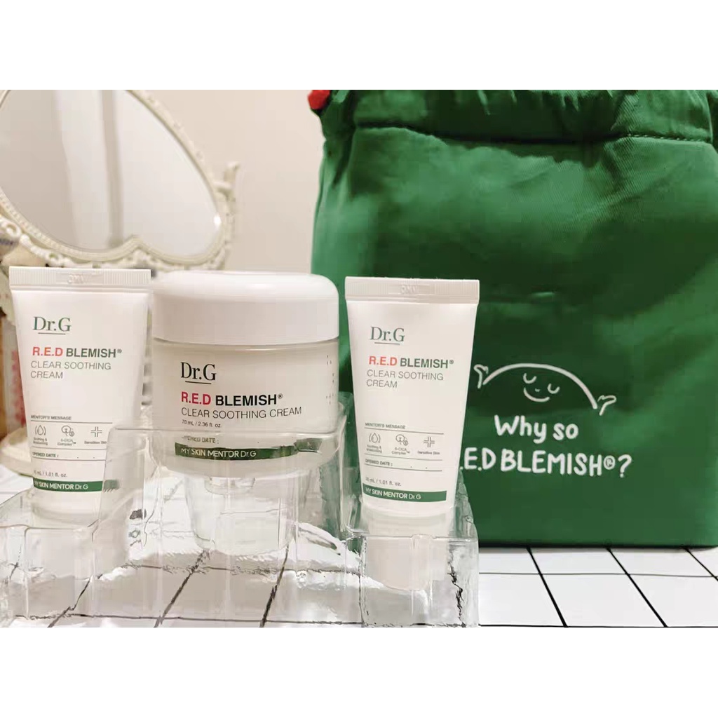 Kem dưỡng Dr.G RED Blemish Clear Soothing Cream