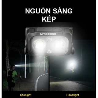 ĐÈN ĐỘI ĐẦU CHẠY TRAIL NITECORE NU25