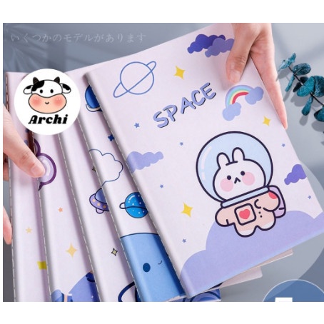 Sổ Ghi Chép Cute Gấu Thỏ 60 Trang Size A5