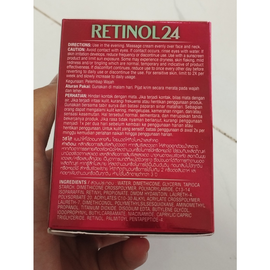 Kem dưỡng ban đêm tái tạo da Olay Retinol 24
