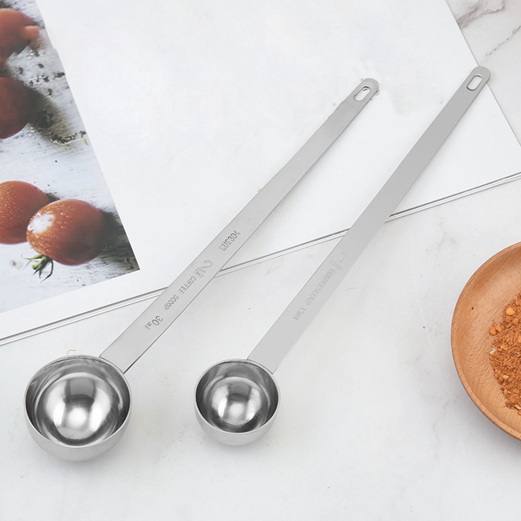 Shamjina Muỗng đong cà phê bằng thép không gỉ 10/15/25 ml
