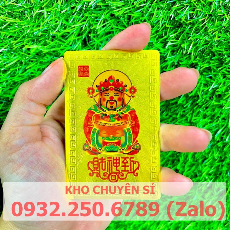 Thẻ Bài Thần Tài Khai Lộc mở cung quang lộc , đã khai qiang