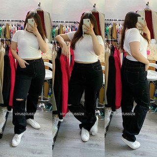 Quần jean đen bdg rách gối bigsize xuất xịn
