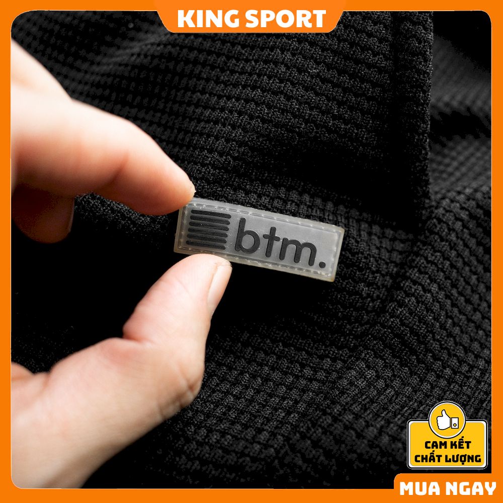 Quần short nam thun tổ ong KING SPORT Quần đùi thể thao mặc nhà rộng logo cao su BTM cao cấp dày dặn thoáng mát QD005
