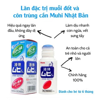 Lăn bôi vết muỗi cắn Muhi