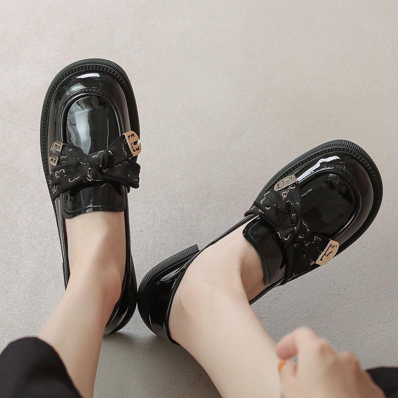 Giày lười đế đốc da bóng Thiên An