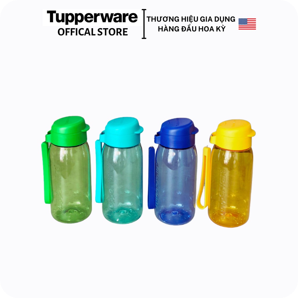Bình nước Tupperware Lohas Flask 550ml - Hàng chính hãng - Bảo hành trọn đời - Nhựa nguyên sinh, an toàn cho sức khỏe