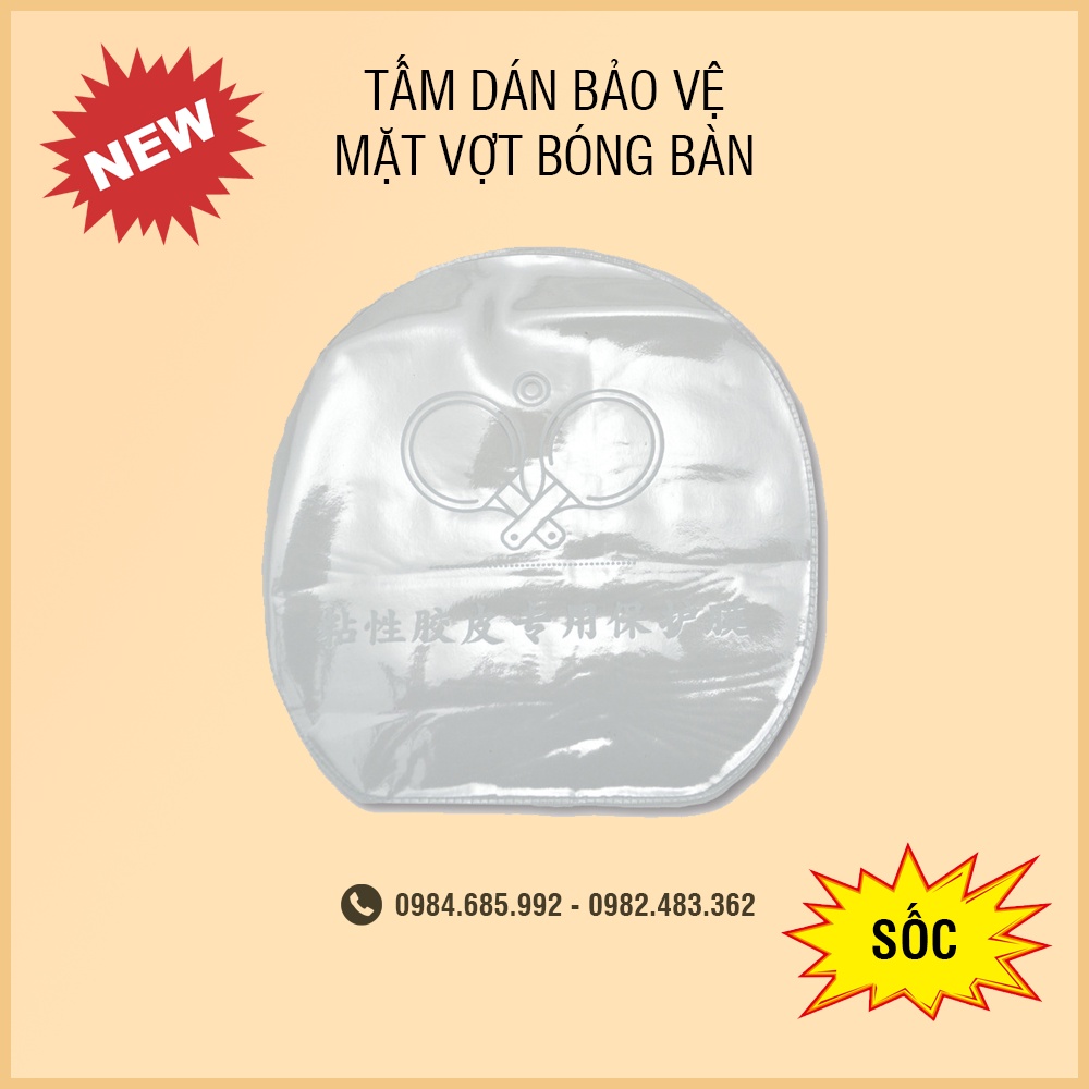 Tấm dán mặt vợt bóng bàn, bảo vệ mặt vợt bóng bàn, bảo vệ mặt Tàu giữ dính