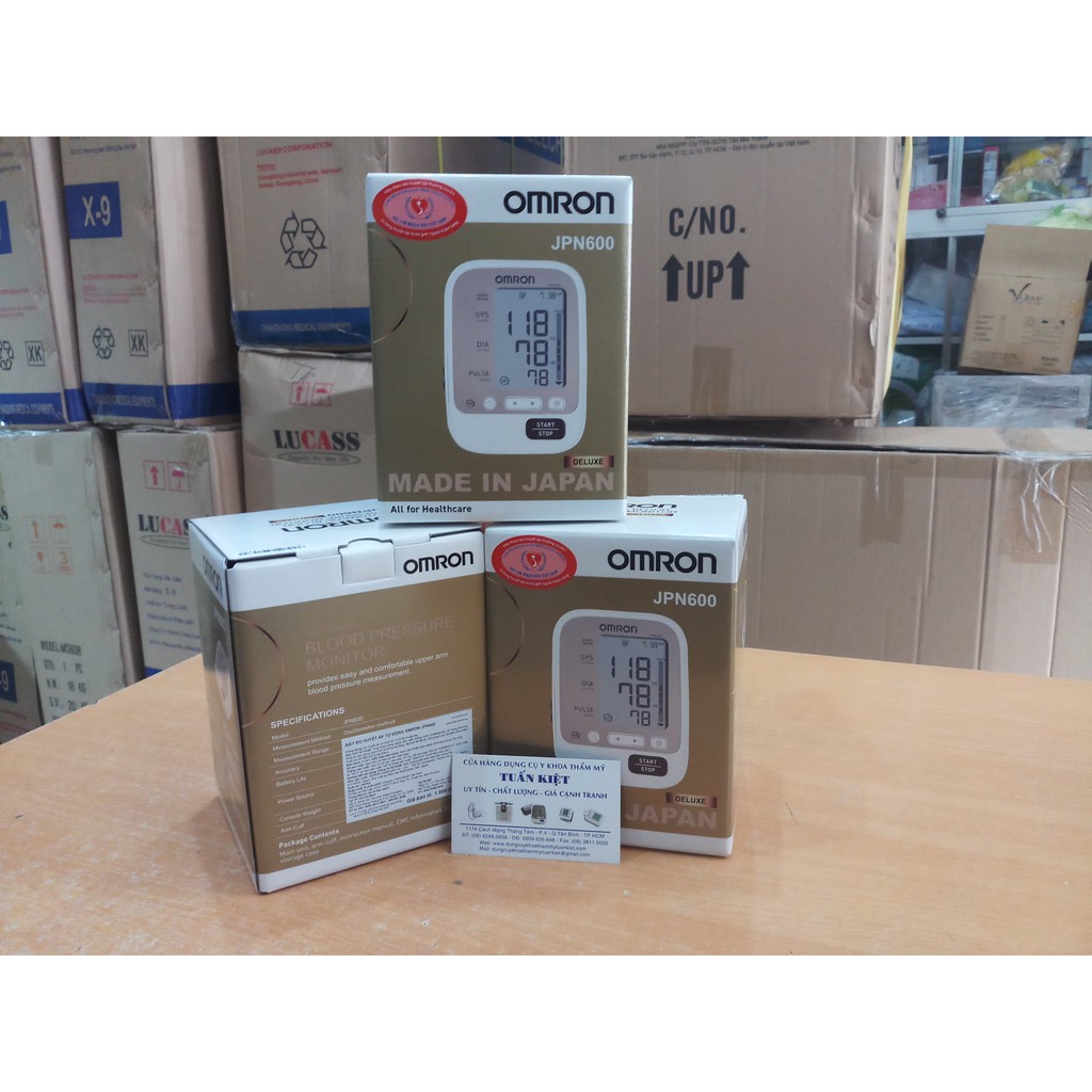 Máy đo huyết áp bắp tay Omron JPN600 Made in Japan
