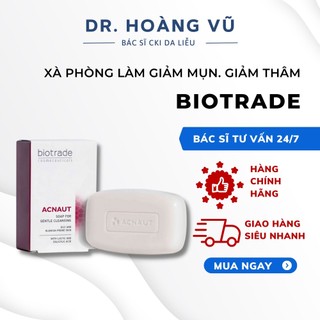 Biotrade Acnaut Soap - Xà phòng làm giảm mụn. giảm thâm 100g - Dr. Hoàng Vũ
