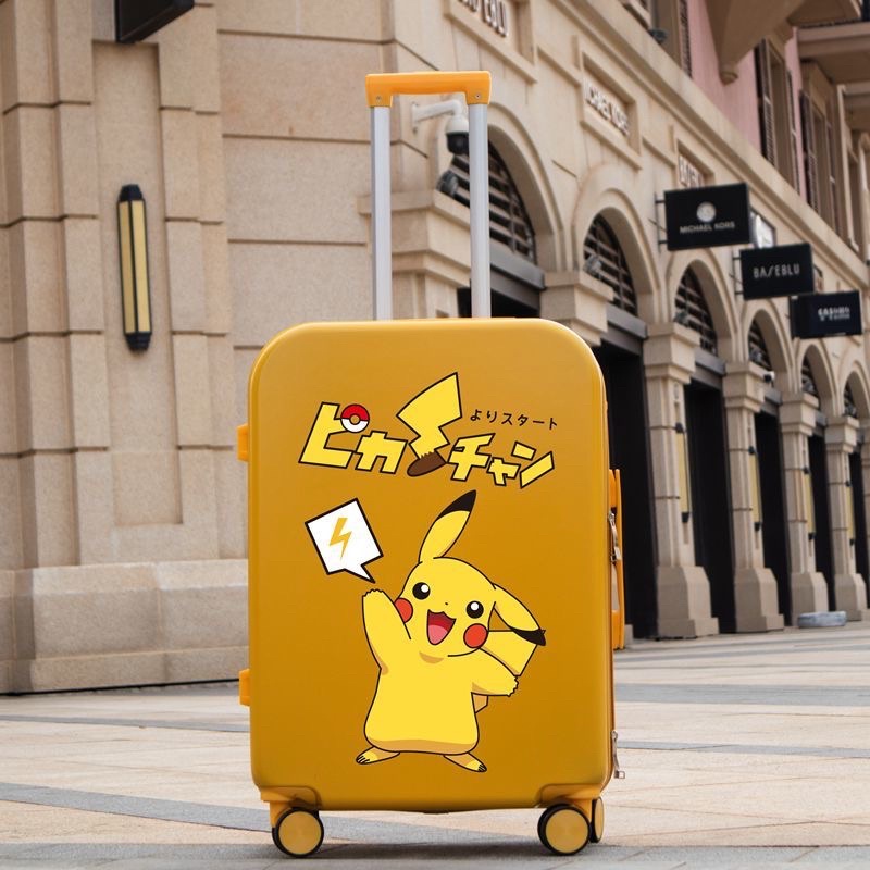 MẪU MỚI 2023 Vali hình cô gái , vali hình thỏ, pikachu dễ thương ABS + PC đủ size 20 đến size 28 có khoá mật khẩu