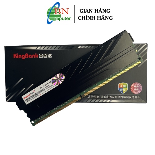 Bộ nhớ trong DDR4 8GB/3200 Kingbank tản nhiệt nhôm intel (ram chuyên dùng PC intel)