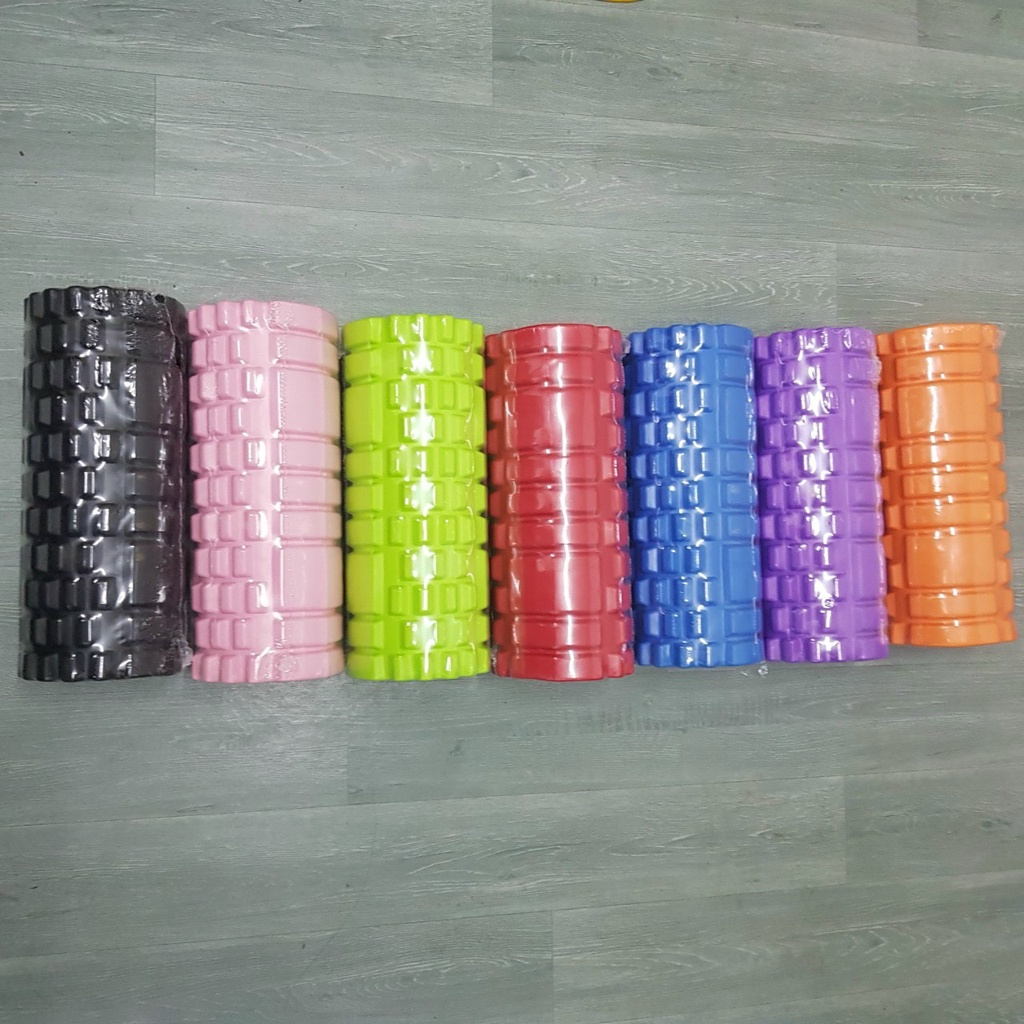 Con Lăn Foam Roller Massage Cơ Thể  Giãn Cơ Gym Fitness Yoga Txsport Cao Su Tự Nhiên An Toàn