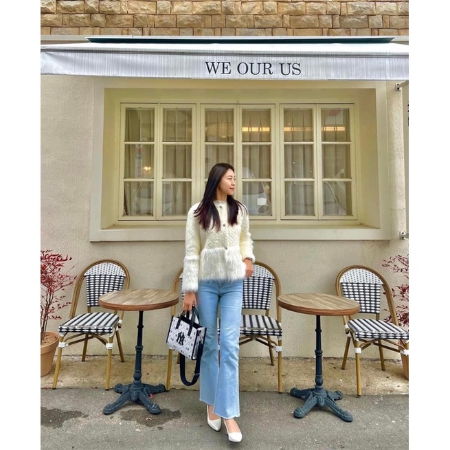 Túi tote mini MLB monogram DIA