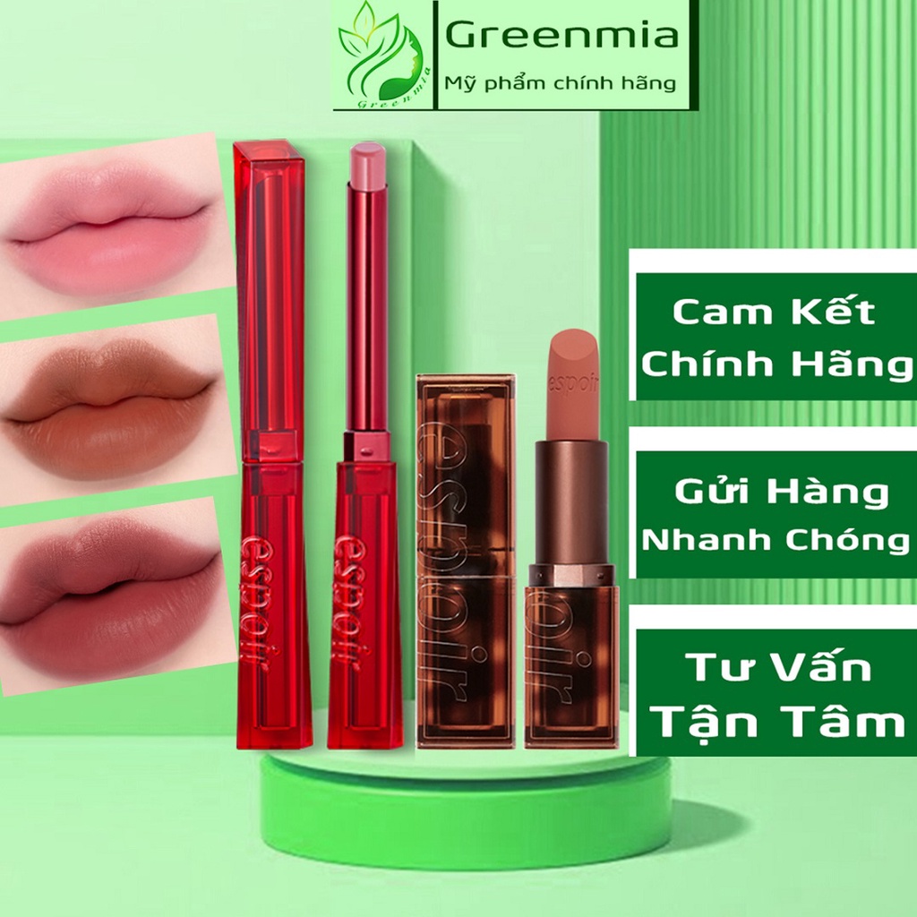 Son Thỏi Lì Espoir Nowear Capsule Collection Dusky Brown THE SLICK LIPSTICK CREAM MATTE