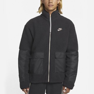 Áo khoác nike essential sherpa fleece fullzip jacket - black