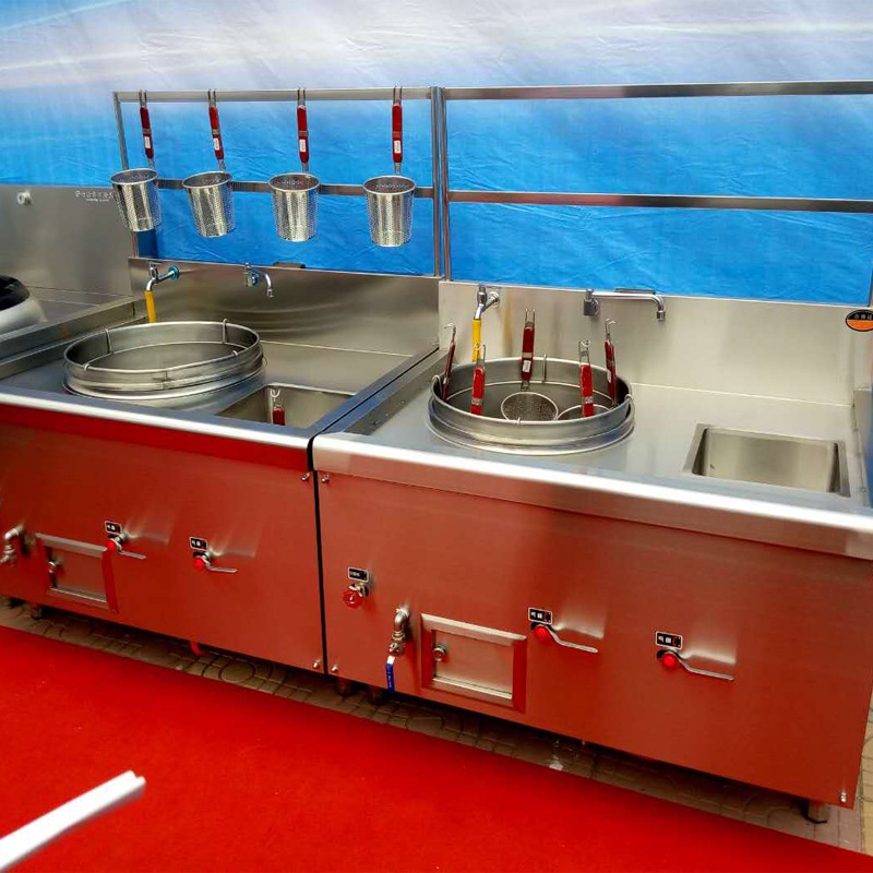 Nồi lẩu cay Zhang Liang bếp lẩu cay bếp ga có bình nước áo khoác nước lớp cách nhiệt lẩu cay