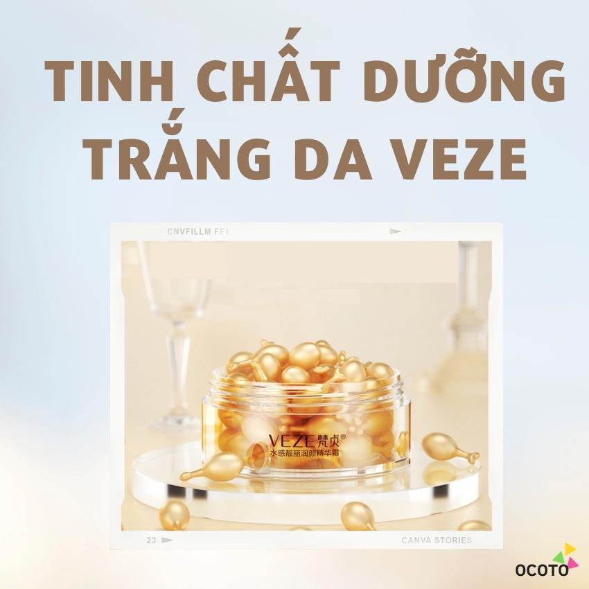 Hộp 30 Viên Serum Vitamin Veze Dưỡng Da, Cấp Ẩm, Sáng Da, Ngừa Lão Hóa 30ml | BigBuy360 - bigbuy360.vn