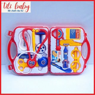 Đồ Chơi Bác Sĩ 14 món có vali đồ chơi hướng nghiệp cho bé